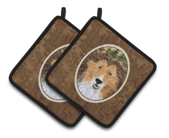Sheltie Pair of Pot Holders