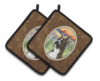 Boxer Pair of Pot Holders