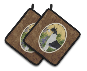 Basenji Pair of Pot Holders