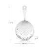 Harrison Julep Strainer in Silver Viski