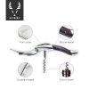 Admiral Oversized Double Hinged Corkscrew in Stainless Stee