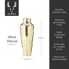 Gold Parisian Cocktail Shaker by Viski