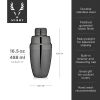 Gunmetal Heavyweight Cocktail Shaker by Viski