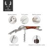 Admiral Double Opener Corkscrew in Stainless Steel Viski