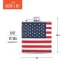 American Flag Flask by Foster & Rye