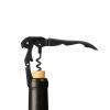 Truetap: Double-Hinged Corkscrew in Matte Black with Black