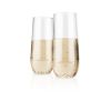 Flexi: Stemless Champagne Flute Set