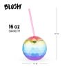 Rainbow Disco Ball Tumbler Blush