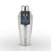Irving Hammered Cocktail Shaker In Stainless Steel Viski