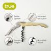 Truetap Gold Double Hinged Waiter's Corkscrew by True