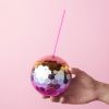 Rainbow Disco Ball Tumbler Blush