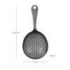 Gunmetal Julep Strainer by Viski