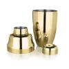Belmont Heavyweight Cocktail Shaker in Gold Viski