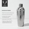 Irving Hammered Cocktail Shaker In Stainless Steel Viski