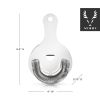 Harrison Hawthorne Strainer in Silver Viski