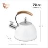 Presley White Tea Kettle by Pinky Up
