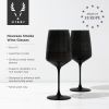 Reserve Nouveau Crystal Wine Glasses in Smoke Viski