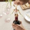 Copper and Gold Winged Corkscrew by Twine