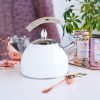 Presley White Tea Kettle by Pinky Up