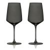 Reserve Nouveau Crystal Wine Glasses in Smoke Viski