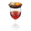 Wine Glass Topper Appetizer Plates by Twine