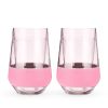 Wine FREEZE XL (set of 2) in Blush Tint by HOST