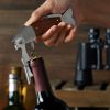 Wood & Stainless Steel Fish Corkscrew by Foster & Rye