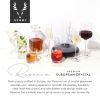Reserve Inez Crystal Burgundy Glasses Viski