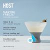 Glass FREEZE Martini Glass (set of two) in Gray by HOST
