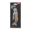 Wood & Stainless Steel Fish Corkscrew by Foster & Rye