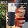 FREEZE Bottle in Black by HOST