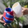 Flexi: Tie Dye Aerating Silicone Cups 2 Pack by True