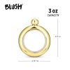 Gold 3 Oz Bangle Flask Blush
