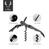 Gunmetal Signature Double Hinged Corkscrew by Viski