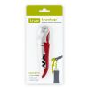 Truetap: Double-Hinged Waiter's Corkscrew in Metallic Red