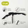Truetap: Double-Hinged Corkscrew in Matte Black with Black