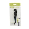 Truetap: Double-Hinged Corkscrew in Matte Black with Blue W