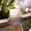 Glass FREEZE Sipping Glass (set of two) in Gray by HOST