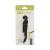 Truetap: Double-Hinged Corkscrew in Matte Black with Red Wo