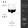 Reserve Julien Crystal Bordeaux Glasses Viski