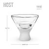 Glass FREEZE Martini Glass by HOST  (set of two)