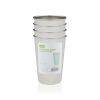 Stainless Steel Pint Cups, Set of 4 by True