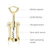 Gold Winged Corkscrew by Viski