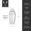 Harrison Heavyweight Cocktail Shaker in Silver Viski