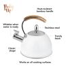 Presley White Tea Kettle by Pinky Up