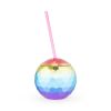Rainbow Disco Ball Tumbler Blush