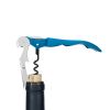 Truetap: Double-Hinged Waiter's Corkscrew in Metallic Blue