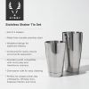 2-Piece Harrison Shaker Tin Set in Stainless Steel Viski