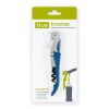 Truetap: Double-Hinged Waiter's Corkscrew in Metallic Blue