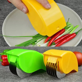 Quick Prep Chef's Cutter And Mincer (Color: Lime Green)